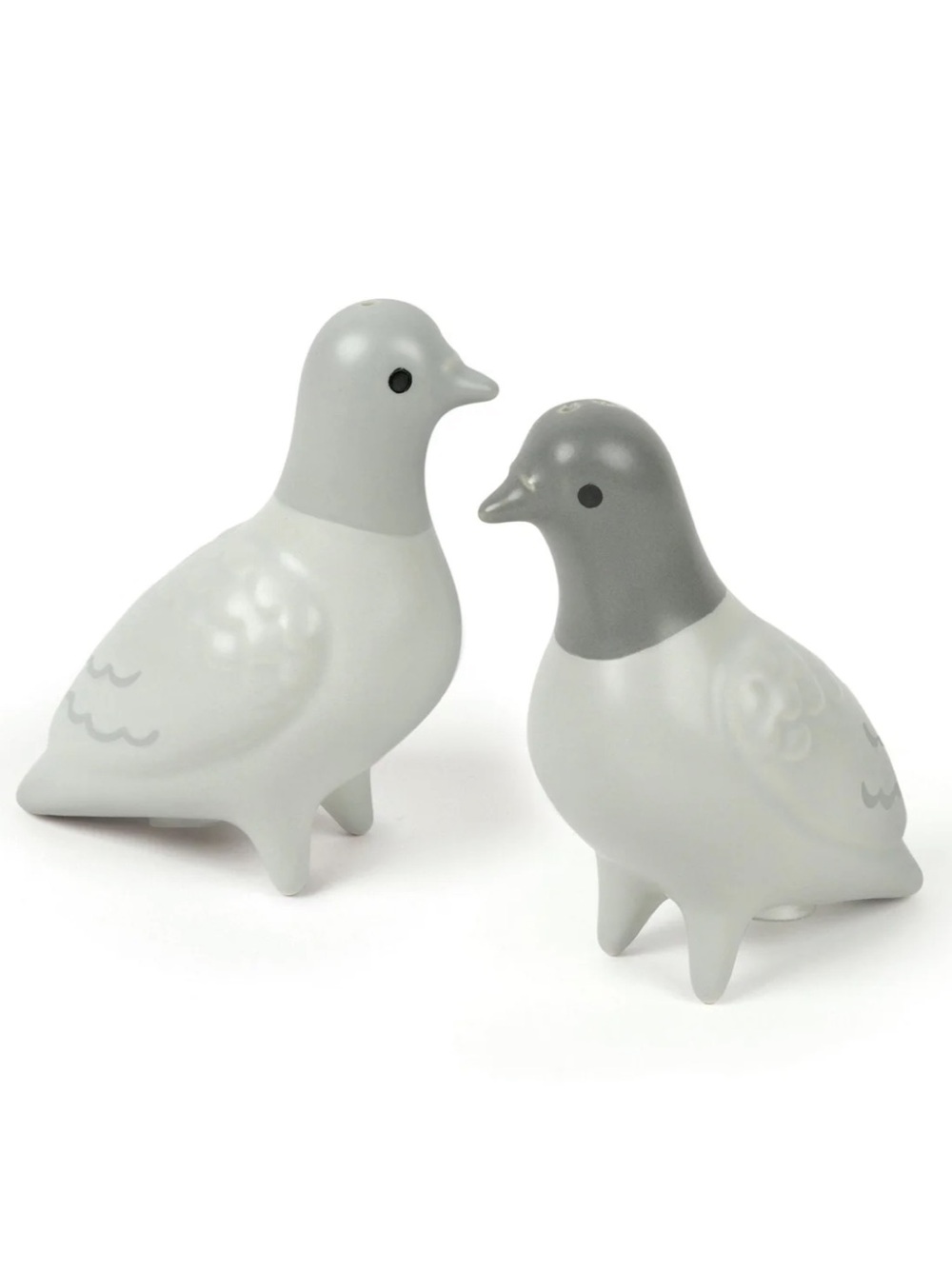Fred Ceramic Clay Pigeon Salt & Pepper Set